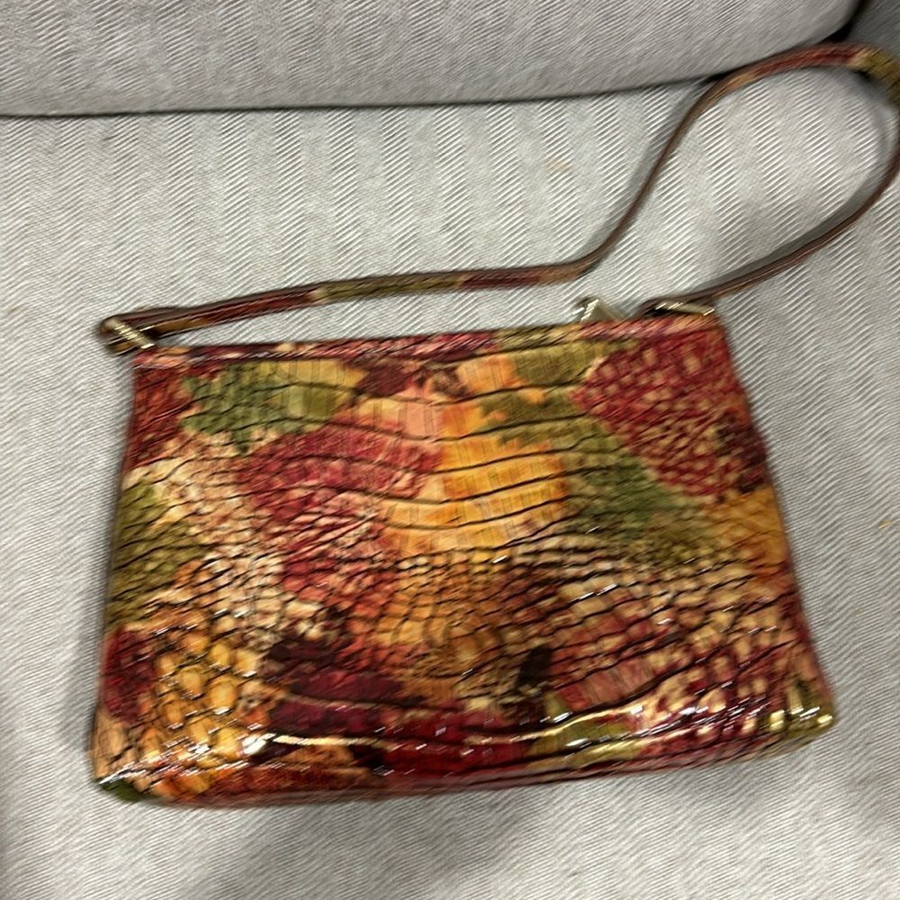 Brahmin Lorelei Foliage Melbourne Leather Shoulder Bag - Picture 2 of 3